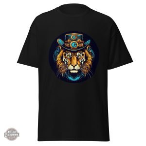 T-Shirt Tête de Tigre Steampunk