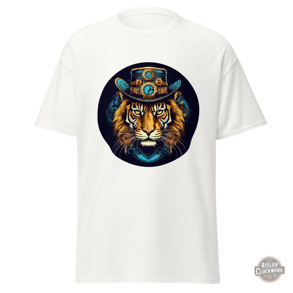Vêtement steampunk avec design de tête de tigre