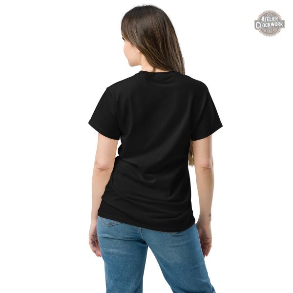 T-shirt original avec design steampunk et chat