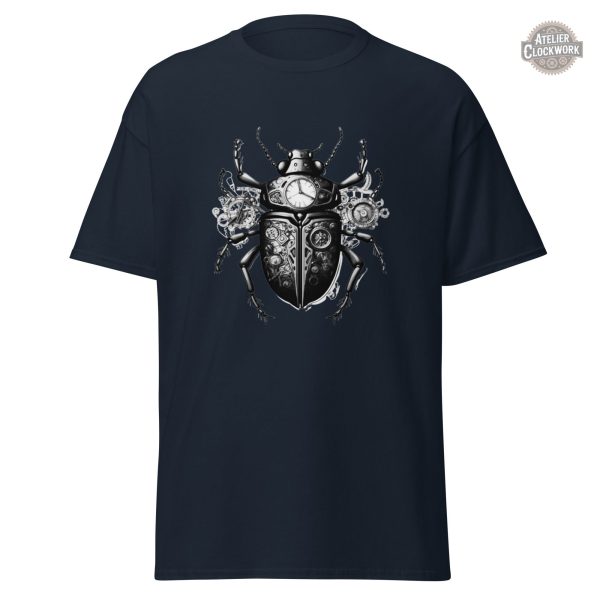 Tee Shirt avec impression insecte steampunk