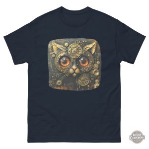 T-shirt motif chat inspiré du style steampunk