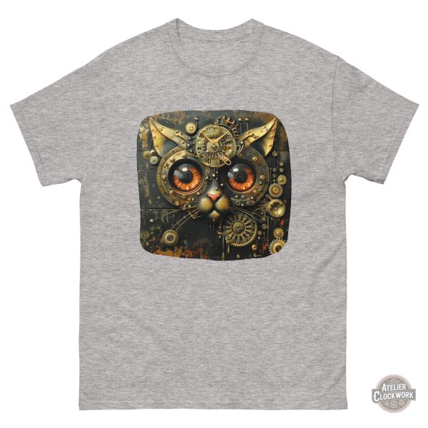 T-shirt steampunk chat, confort et style réunis