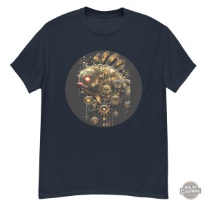 Tee Shirt original avec design poisson steampunk