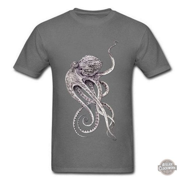 Tee Shirt Octopus Steampunk - Design unique et audacieux
