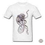 Tee Shirt Steampunk - Poulpe stylisé pour les amateurs