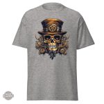Tee Shirt avec tête de mort en style rétro