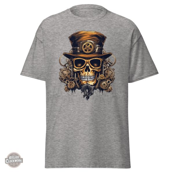 Tee Shirt avec tête de mort en style rétro