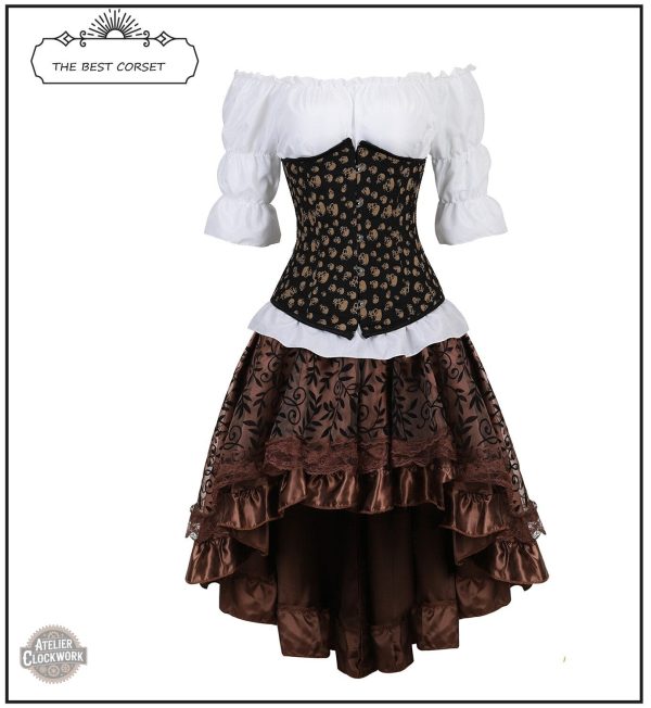 Ensemble pirate steampunk, idéal pour les conventions