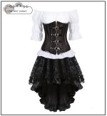 Costume audacieux de pirate pour femme moderne