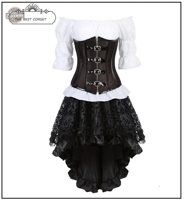 Costume audacieux de pirate pour femme moderne