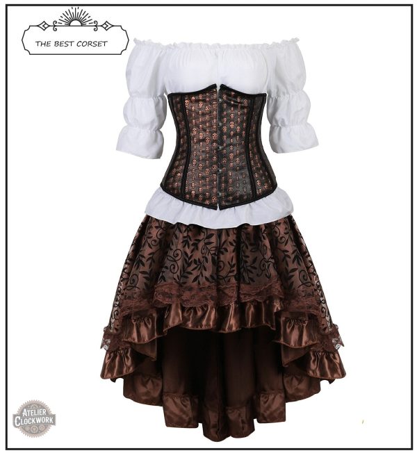 Costume femme steampunk, esprit d'aventure