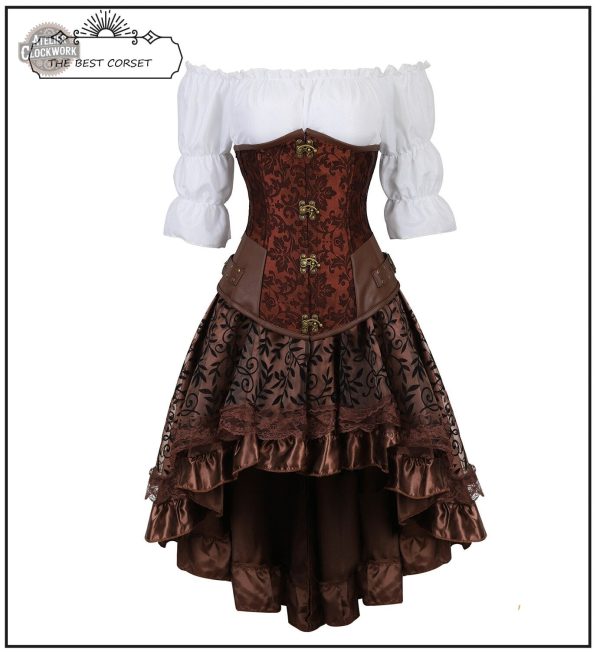 Vêtement original femme, pirate avec flair steampunk