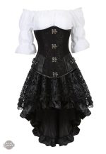 Costume femme style pirate avec éléments steampunk