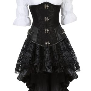 Costume femme style pirate avec éléments steampunk