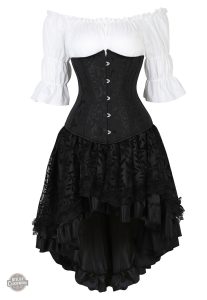 Vêtement féminin inspiré des pirates et du steampunk