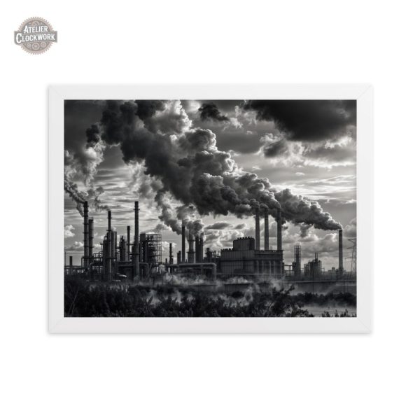 Art mural en toile - esthétique industrielle