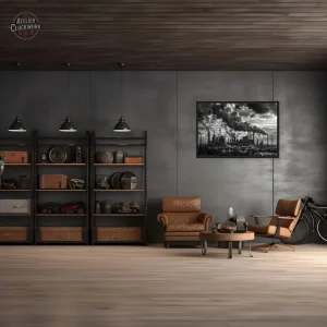 Art mural en toile steampunk pour ambiance unique