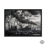 Toile décorative steampunk pour espace de vie