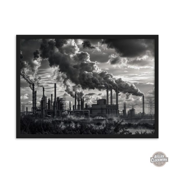 Toile décorative steampunk pour espace de vie