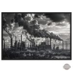 Affiche artistique en toile - ambiance industrielle