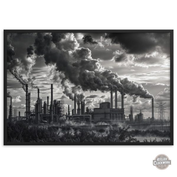 Affiche artistique en toile - ambiance industrielle