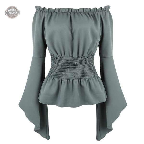 Top steampunk avec détails gypsy raffinés