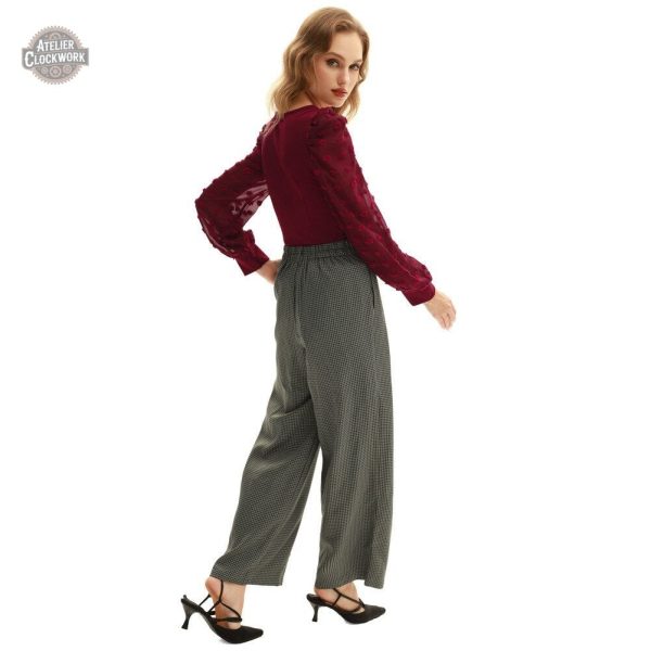 Blouse raffinée en style victorien
