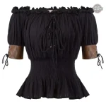 Blouse romantique avec détails vintage