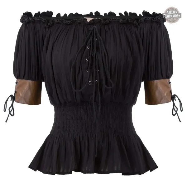 Blouse romantique avec détails vintage