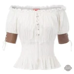 Chemise élégante pour un look d'antan féminin