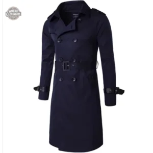 Trench coat steampunk élégant en coupe vintage