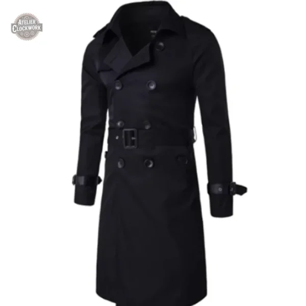 Trench coat homme inspiré des modes anciennes
