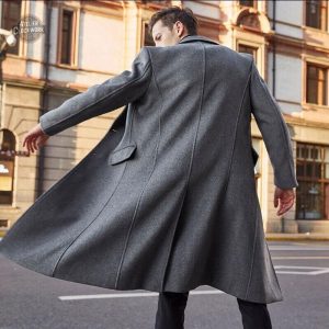 Trench coat dandy pour homme, style steampunk
