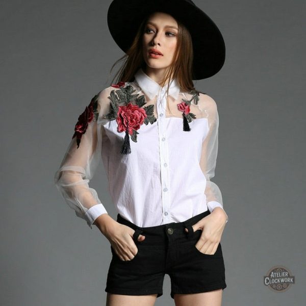 Tunique femme style rétro-futuriste