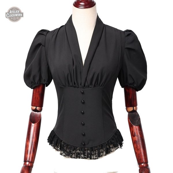 Tunique vintage femme, inspiration steampunk