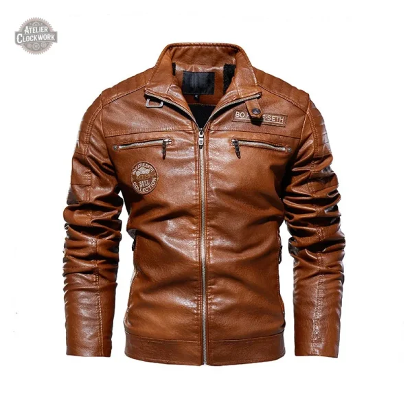 Veste aviator chic pour un look audacieux