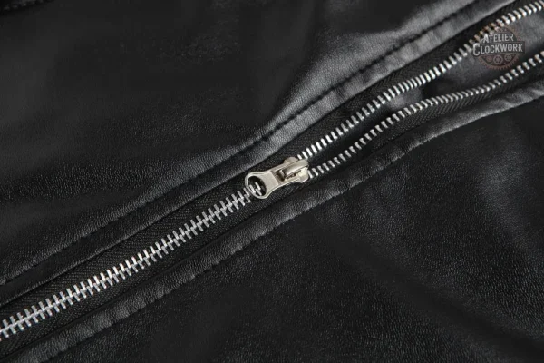 Veste en cuir pour motard stylé