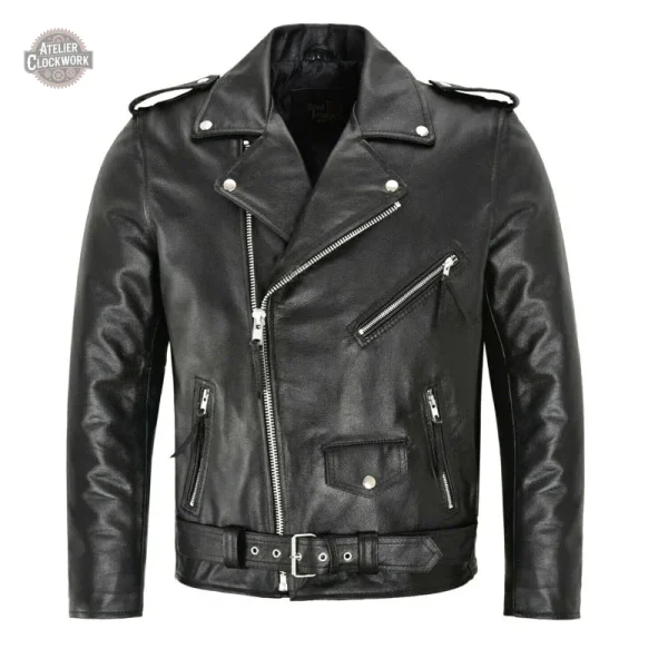 Veste steampunk en cuir pour dandy