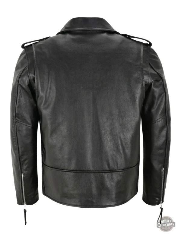 Veste en cuir PU pour look punk