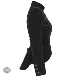 Veste noire femme, inspiration gothique et rétro