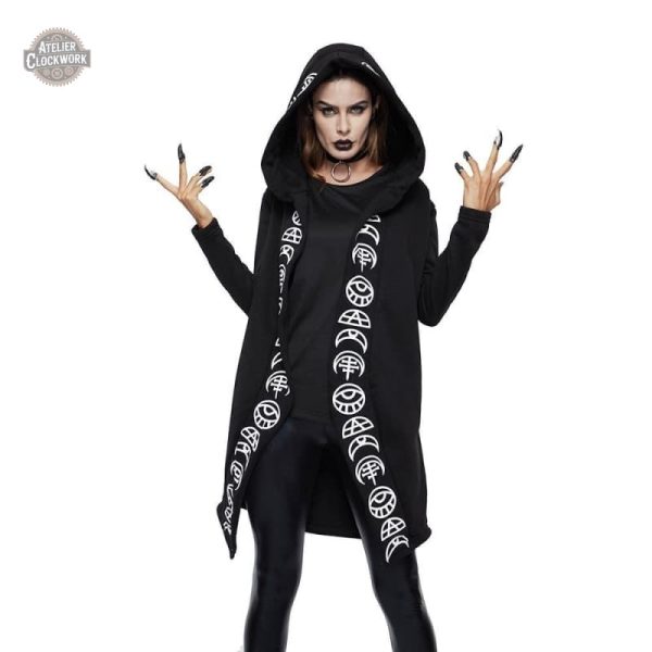 Veste longue au look punk pour un style audacieux
