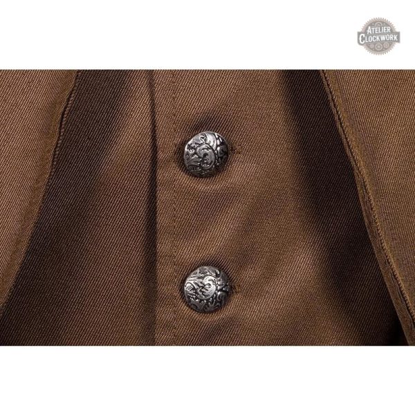 Veste d'époque pour homme, collection steampunk