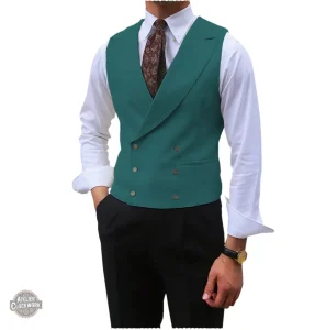 Veste élégante sans manches pour homme, style steampunk