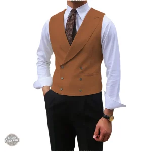 Veste dandy sans manches, look sophistiqué