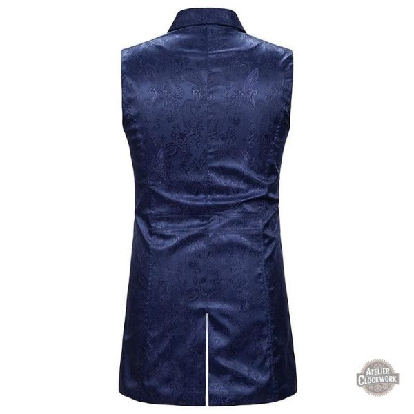 Veste dandy sans manches, idéal pour une allure vintage