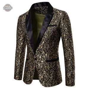 Veste Dorée Homme Cabaret - Steampunk Dandy