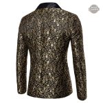 Veste steampunk dorée pour un look dandy unique