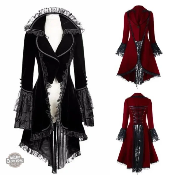 veste-victorienne-femme-steampunk-store-1 Veste Victorienne Ada Lovelace pour femme