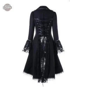 Veste steampunk élégante inspirée d'Ada Lovelace