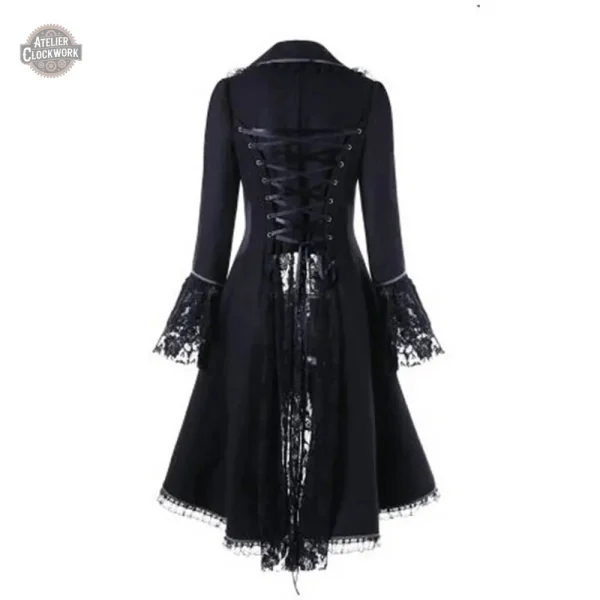 Veste steampunk élégante inspirée d'Ada Lovelace